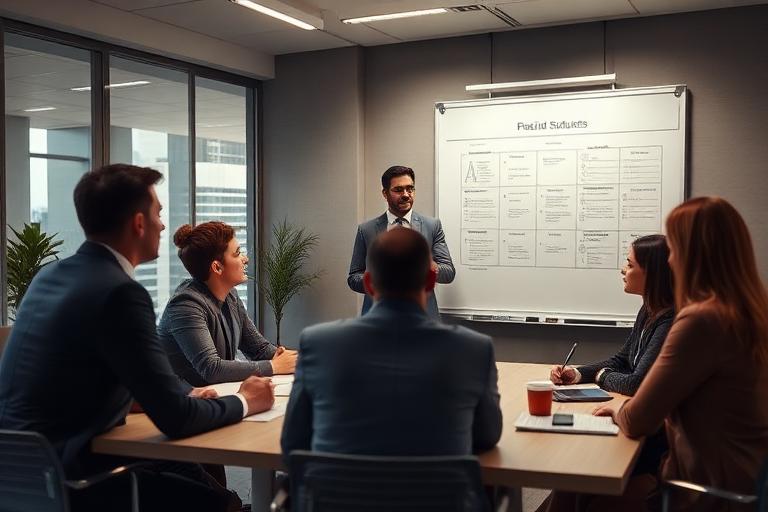 Profissional atuando na área de Administração