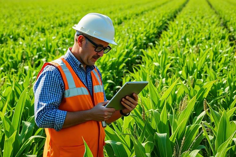 Profissional atuando na área de Engenharia Agronômica