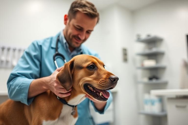 Profissional atuando na área de Medicina Veterinária