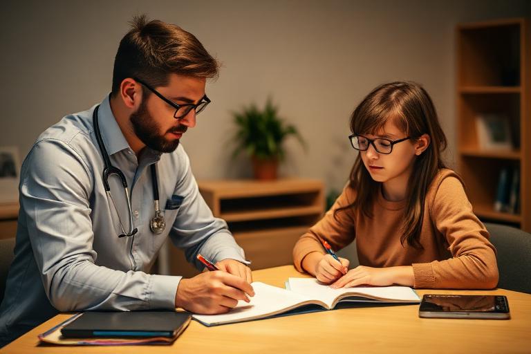 Profissional atuando na área de Psicopedagogia